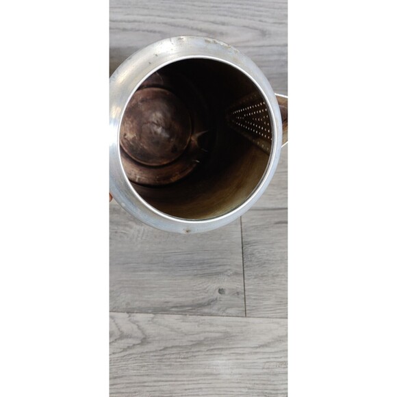 Vtg  Comet The Popular Aluminum 5 - 9 Cup Percolator Stovetop Coffee Maker - Picture 10 of 11